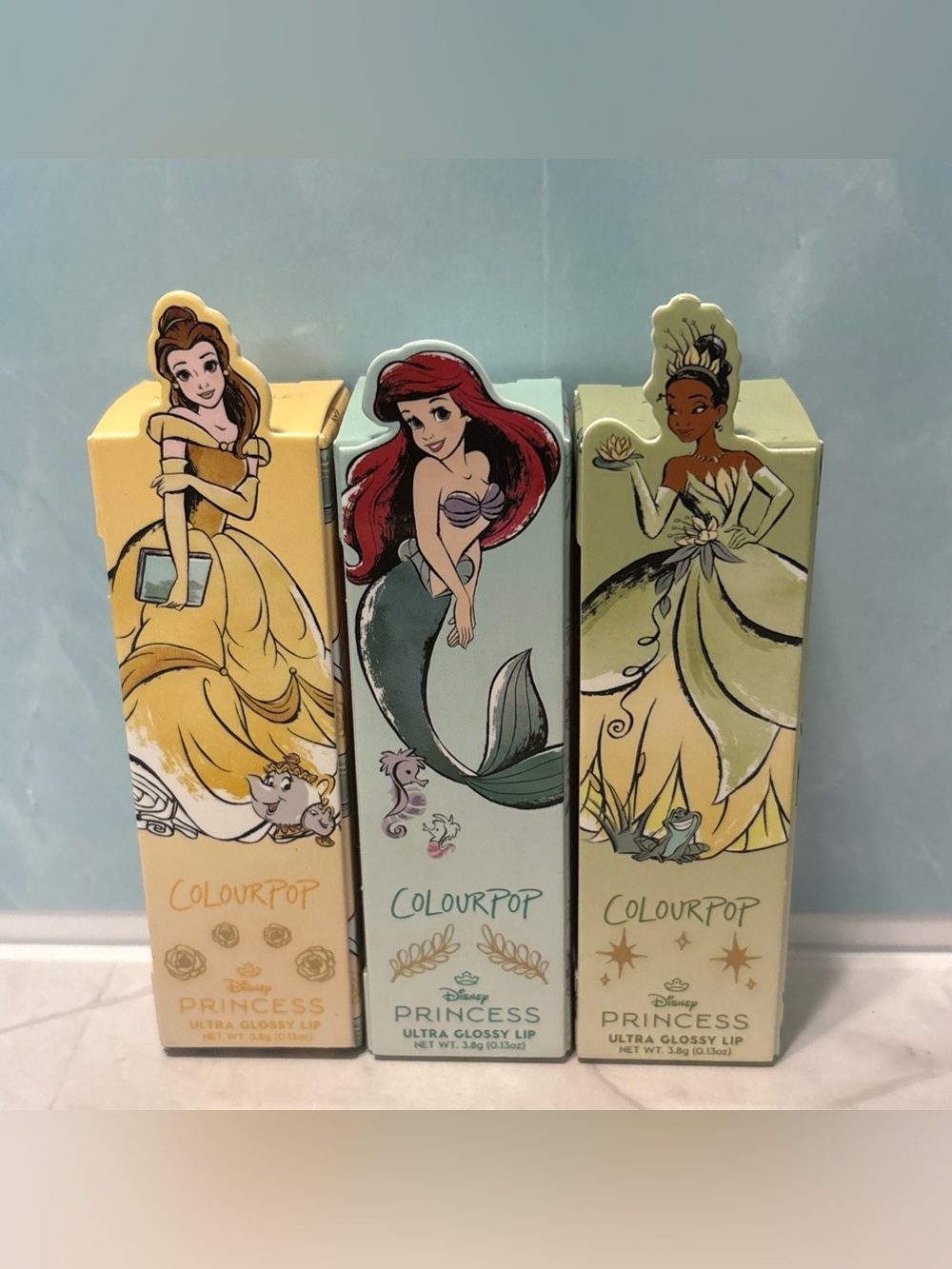 ColourPop Disney Princess Ultra Glossy Lip Lot of 3